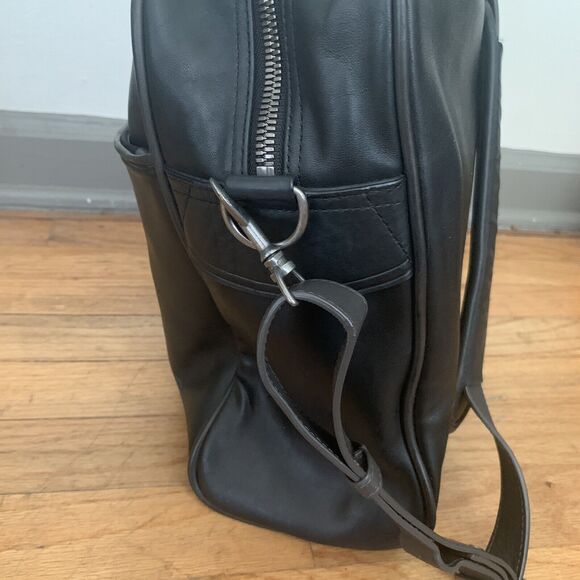 Nike Swoosh Leather Laptop Briefcase Shoulder Bag - Picture 6 of 11